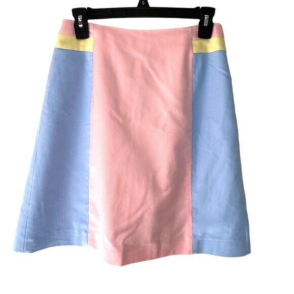 Doral Country Club By Quantum Skirt Womens Size Small S Pastel Colorblock Blue - Picture 9 of 9